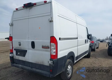 2020 Ram Promaster 1500 High Roof 136 Wb из США, поврежденный, VIN 3C6TRVBG6LE141720